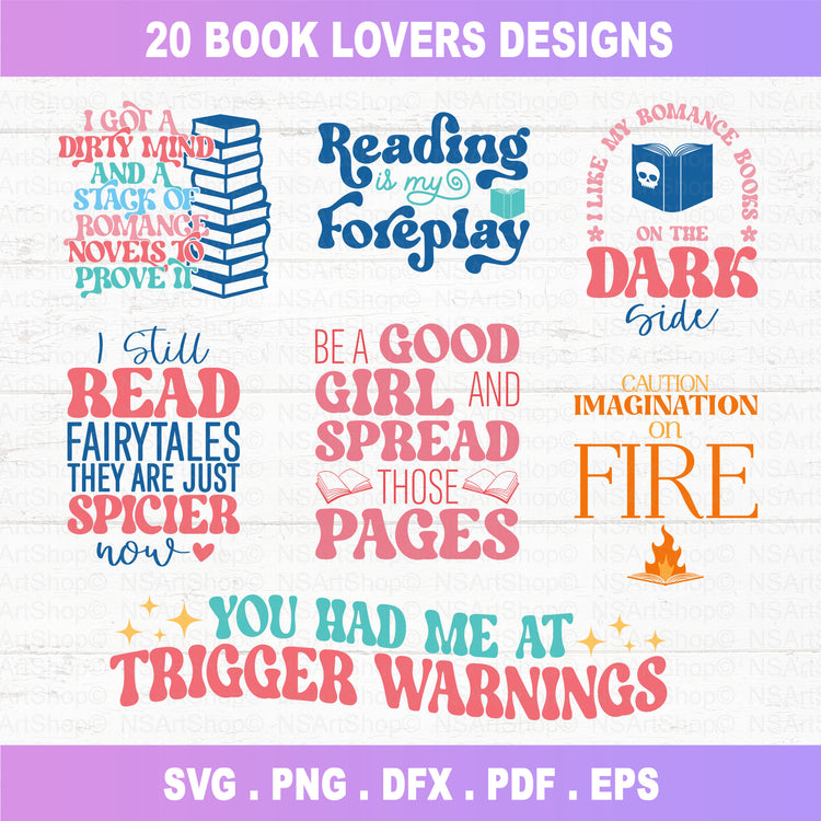 Spicy Book SVG Bundle