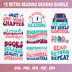 Book Lover SVG Bundle