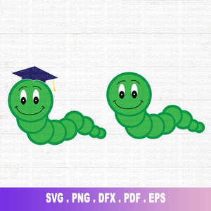 Bookworm SVG