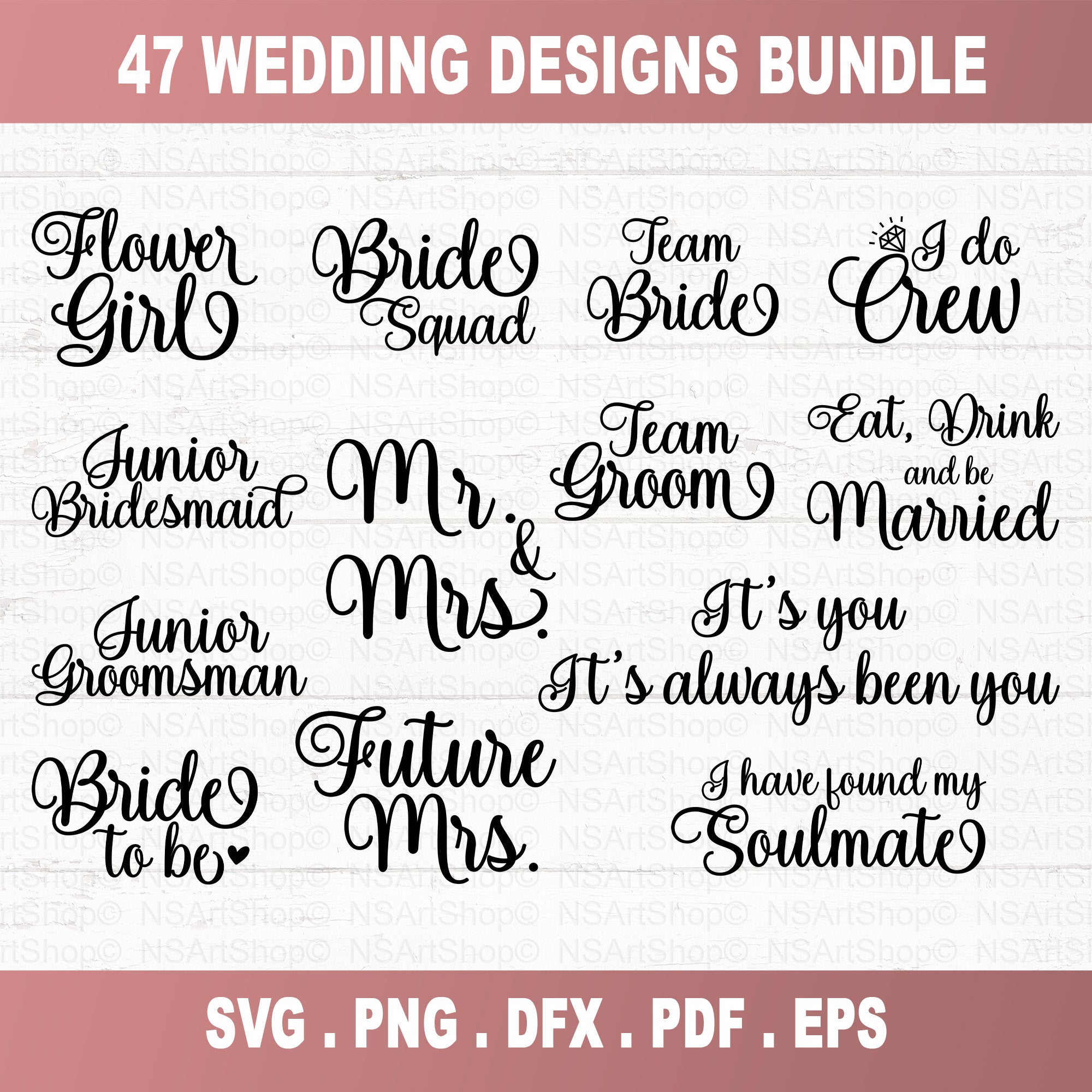 Wedding SVG Bundle