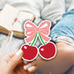 Cherries With Bow SVG