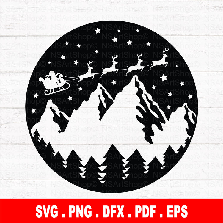 Christmas Eve Ornemant SVG