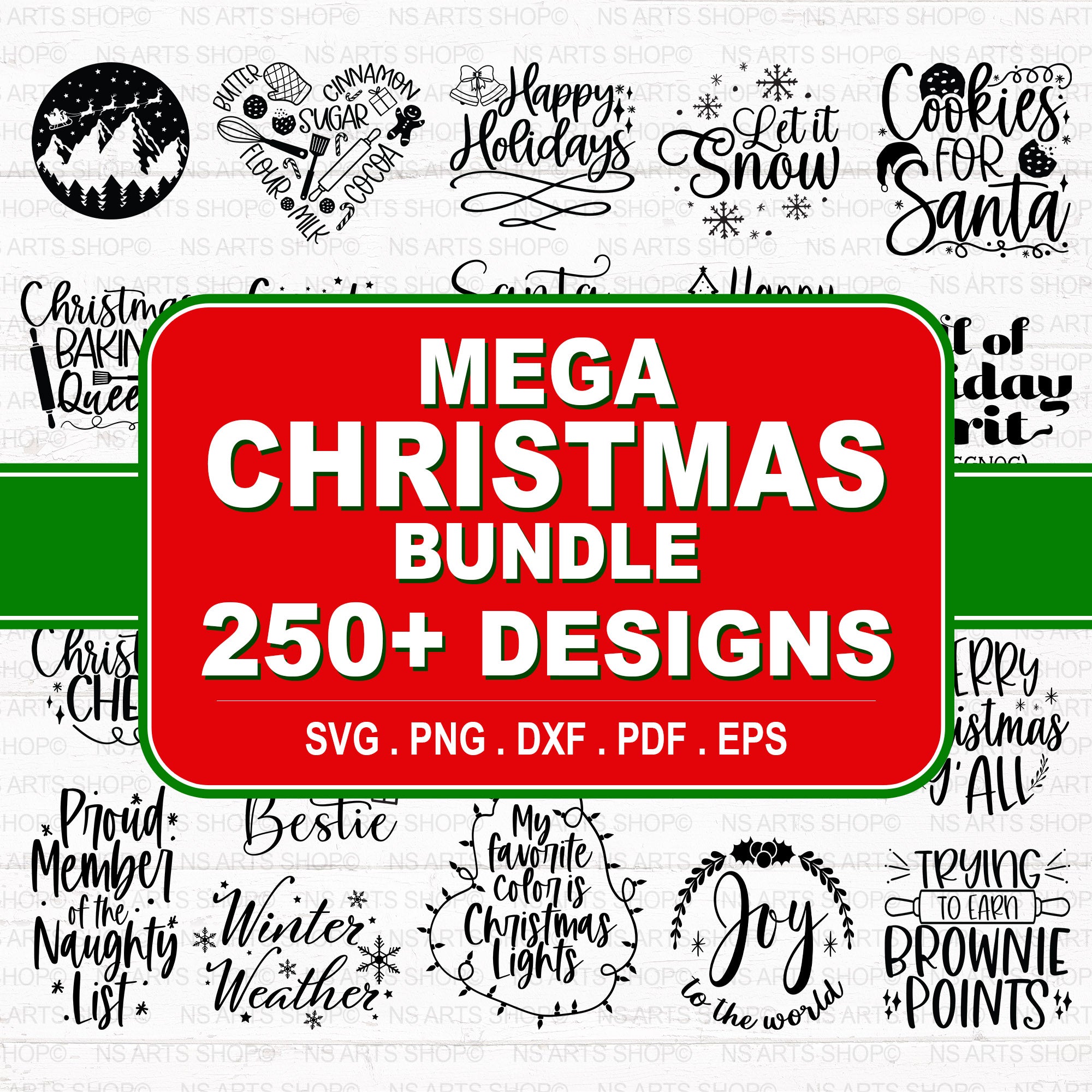 Christmas Mega SVG Bundle