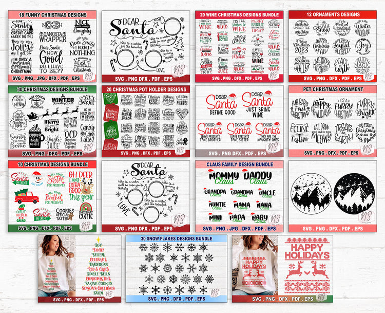 Christmas Mega SVG Bundle