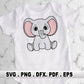 Baby Elephant SVG