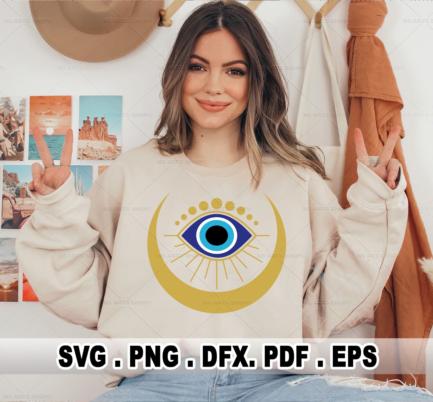 Hamsa Evil Eye SVG Bundle