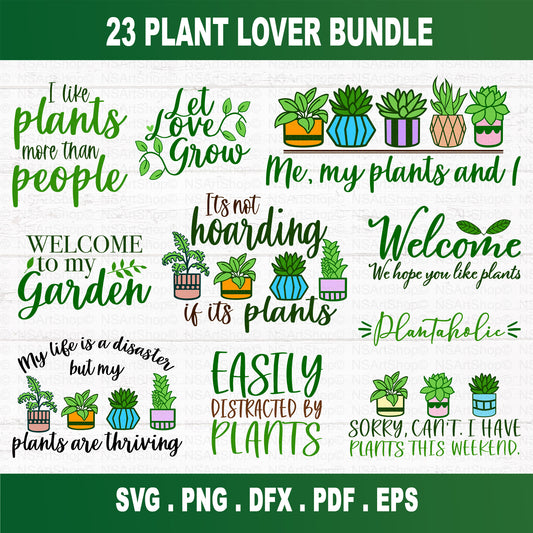 Plant Lover SVG Bundle