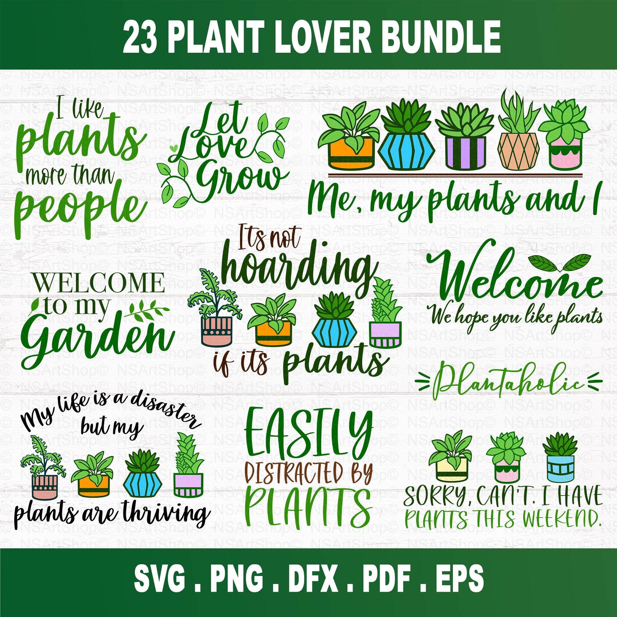 Plant Lover SVG Bundle