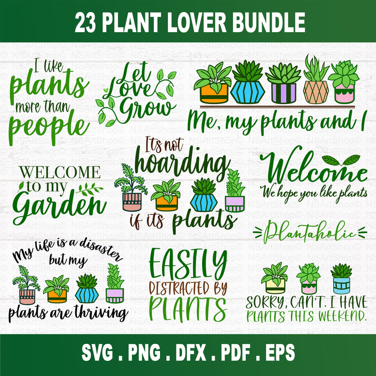 Plant Lover SVG Bundle