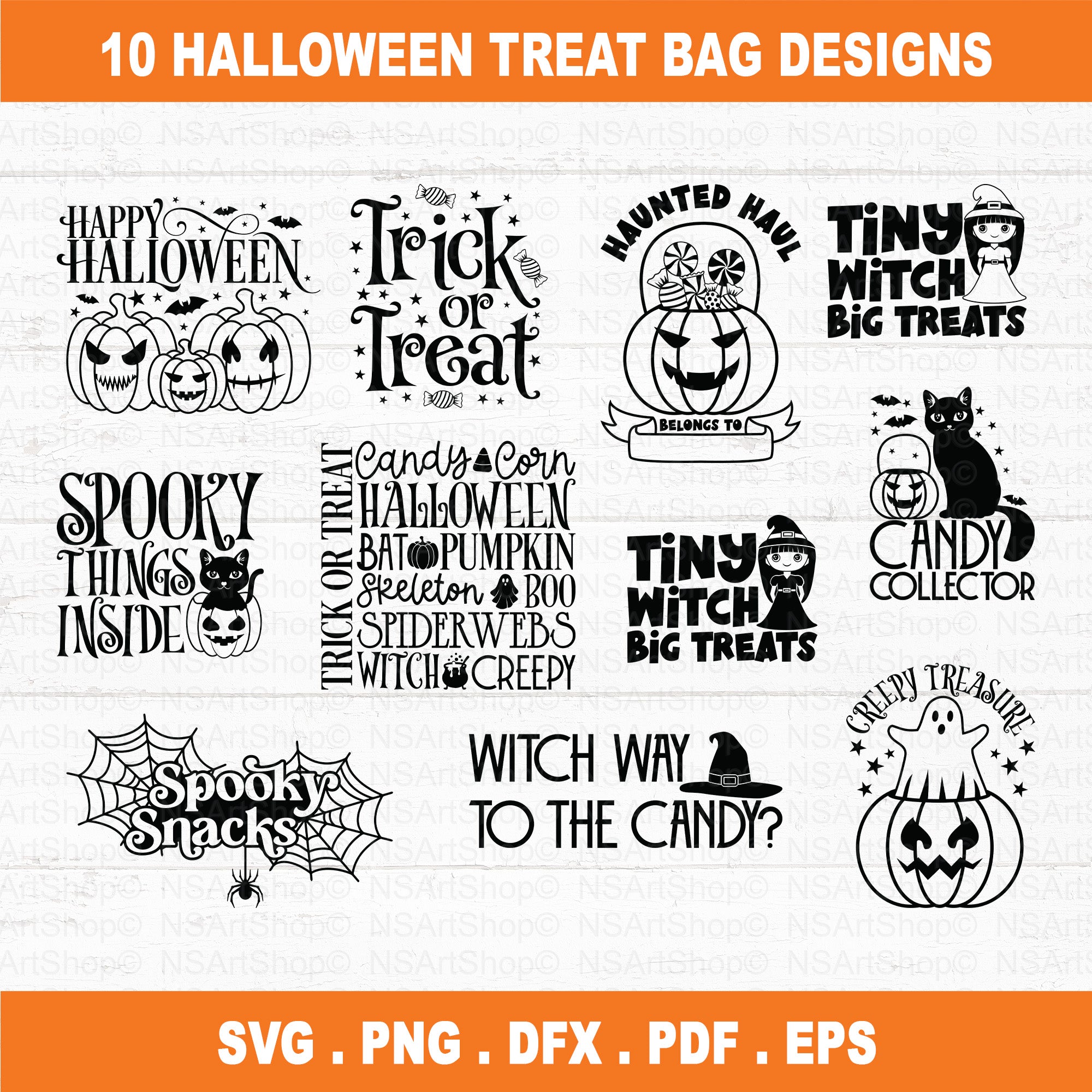 Halloween Bag SVG Bundle