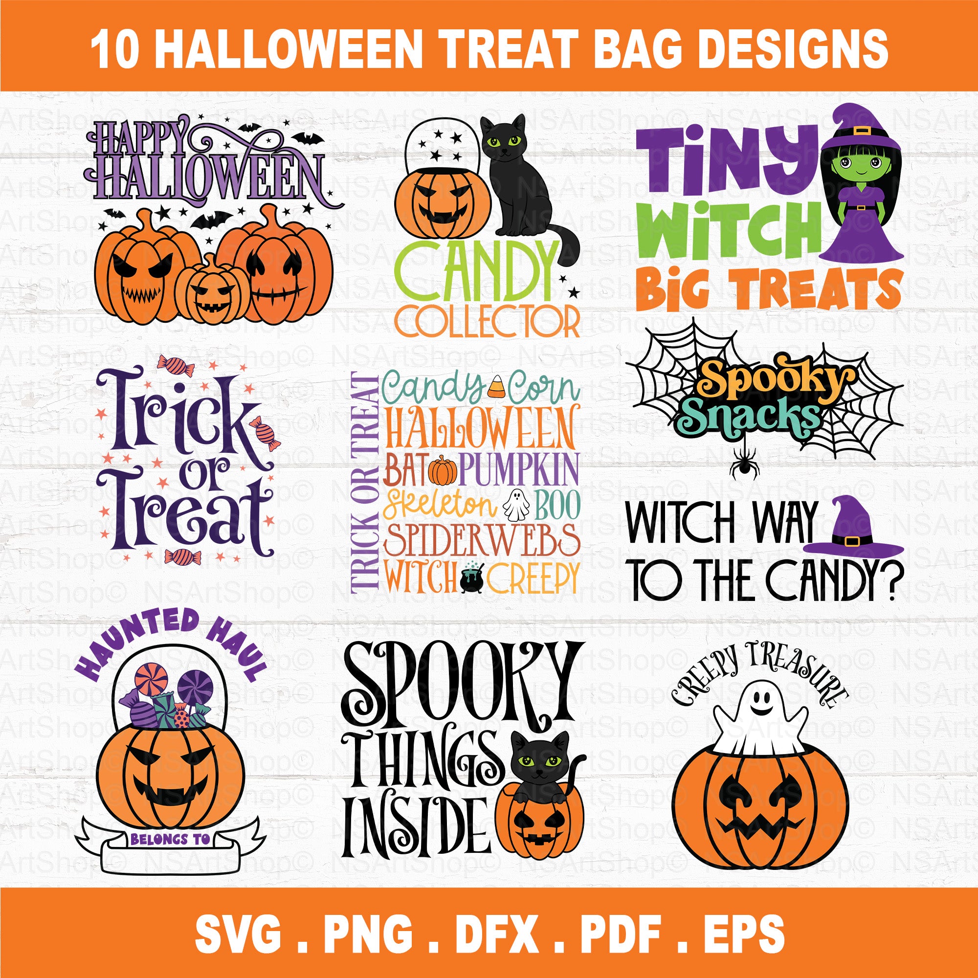 Halloween Bag SVG Bundle