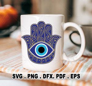 Hamsa Evil Eye SVG Bundle