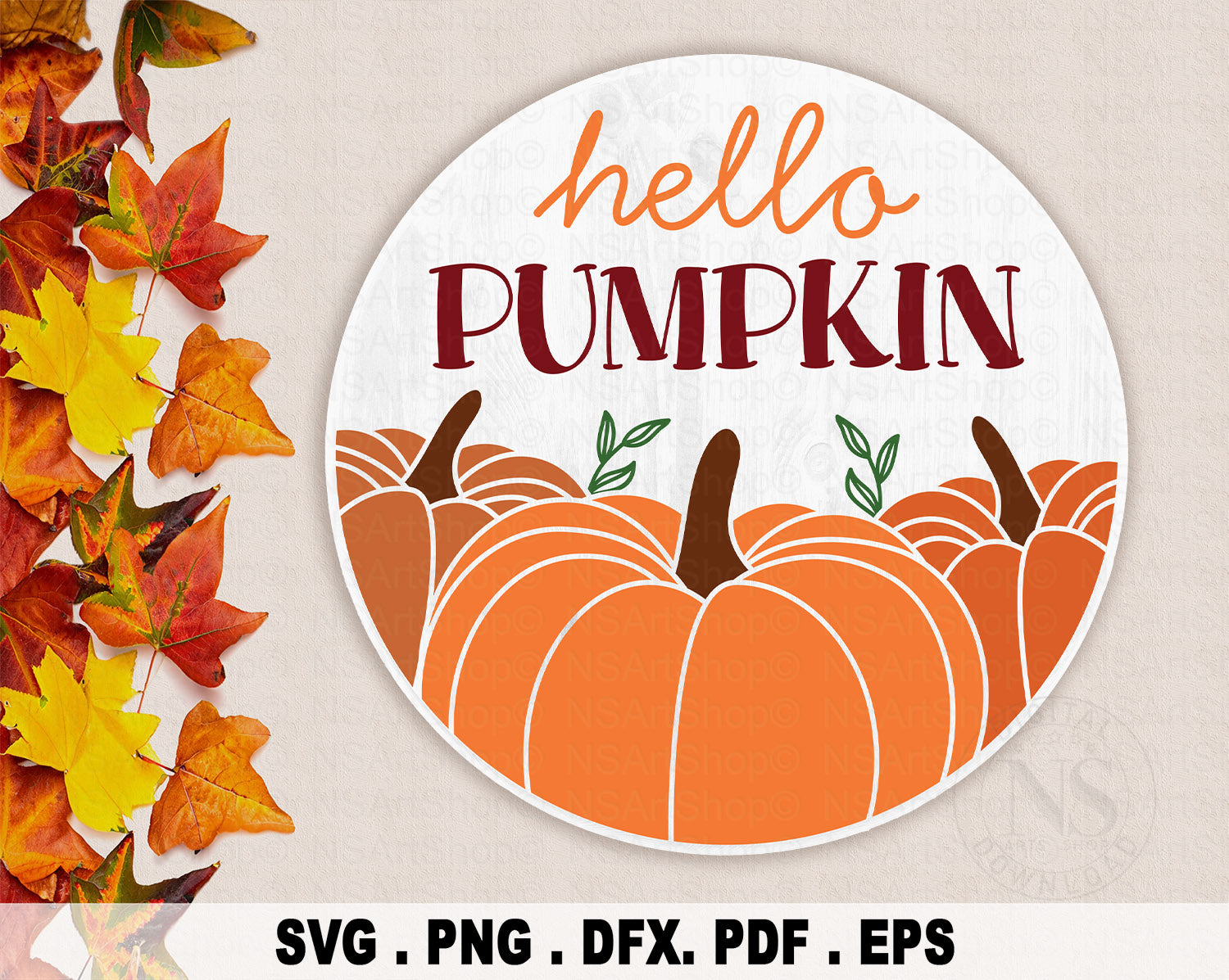 Thanksgiving Round Sign SVG Bundle