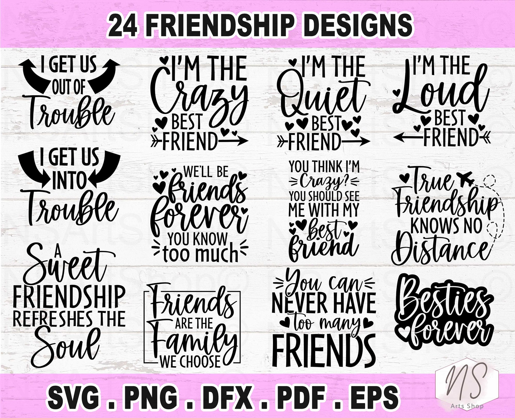 Friendship SVG Bundle