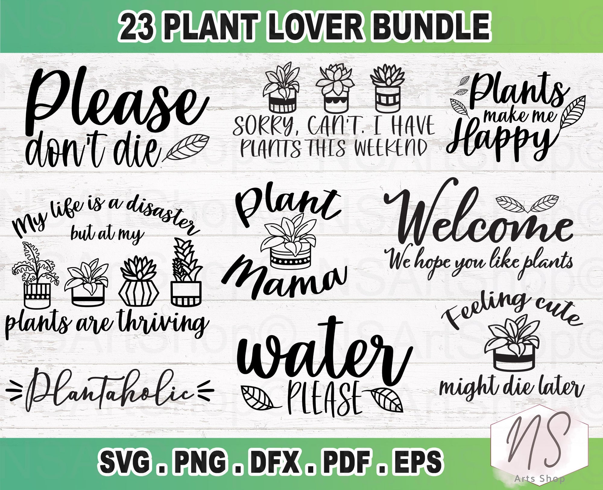 Plants Lover SVG Bundle