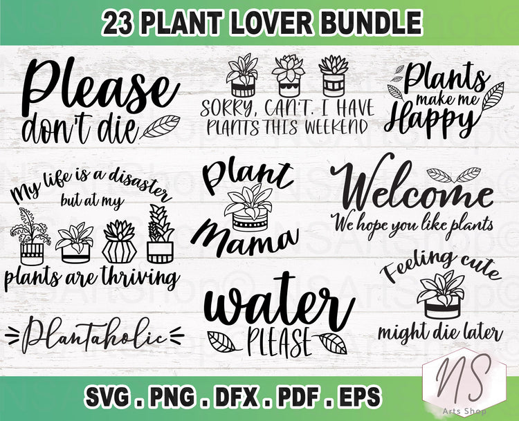 Plants Lover SVG Bundle