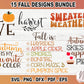 Fall SVG Bundle Retro