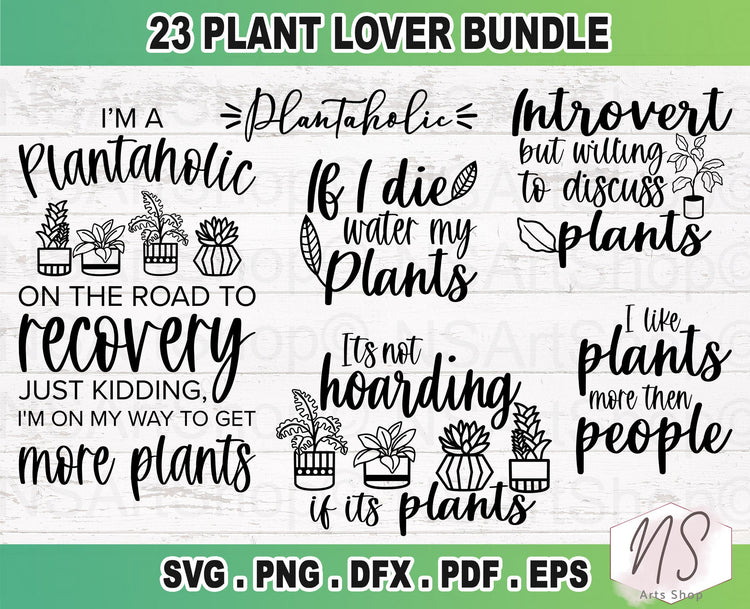 Plants Lover SVG Bundle