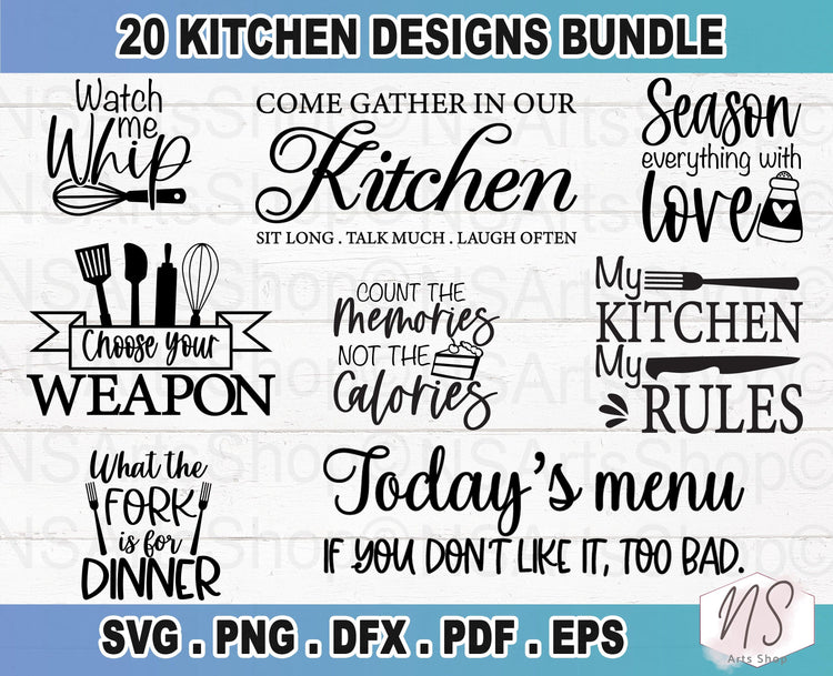 Kitchen SVG Bundle