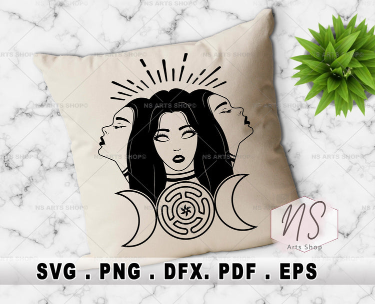 Hecate Goddess SVG