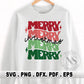 Merry Christmas SVG Retro