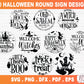 Halloween Welcome Round Signs SVG Bundle