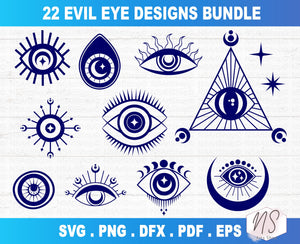 Evil Eye Hamsa SVG Bundle