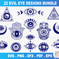 Evil Eye Hamsa SVG Bundle