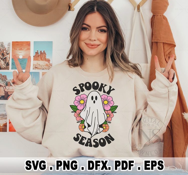 Spooky Season SVG Ghost