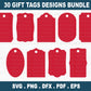 Gift Tag SVG Bundle