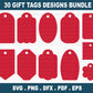 Gift Tag SVG Bundle