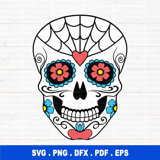 Day of the dead  Sugar Skull SVG