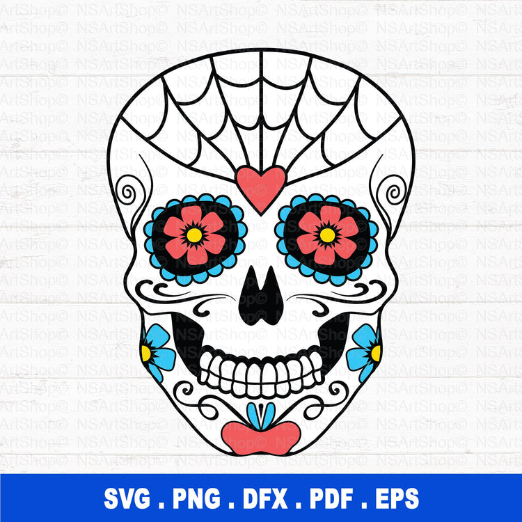 Day of the dead  Sugar Skull SVG