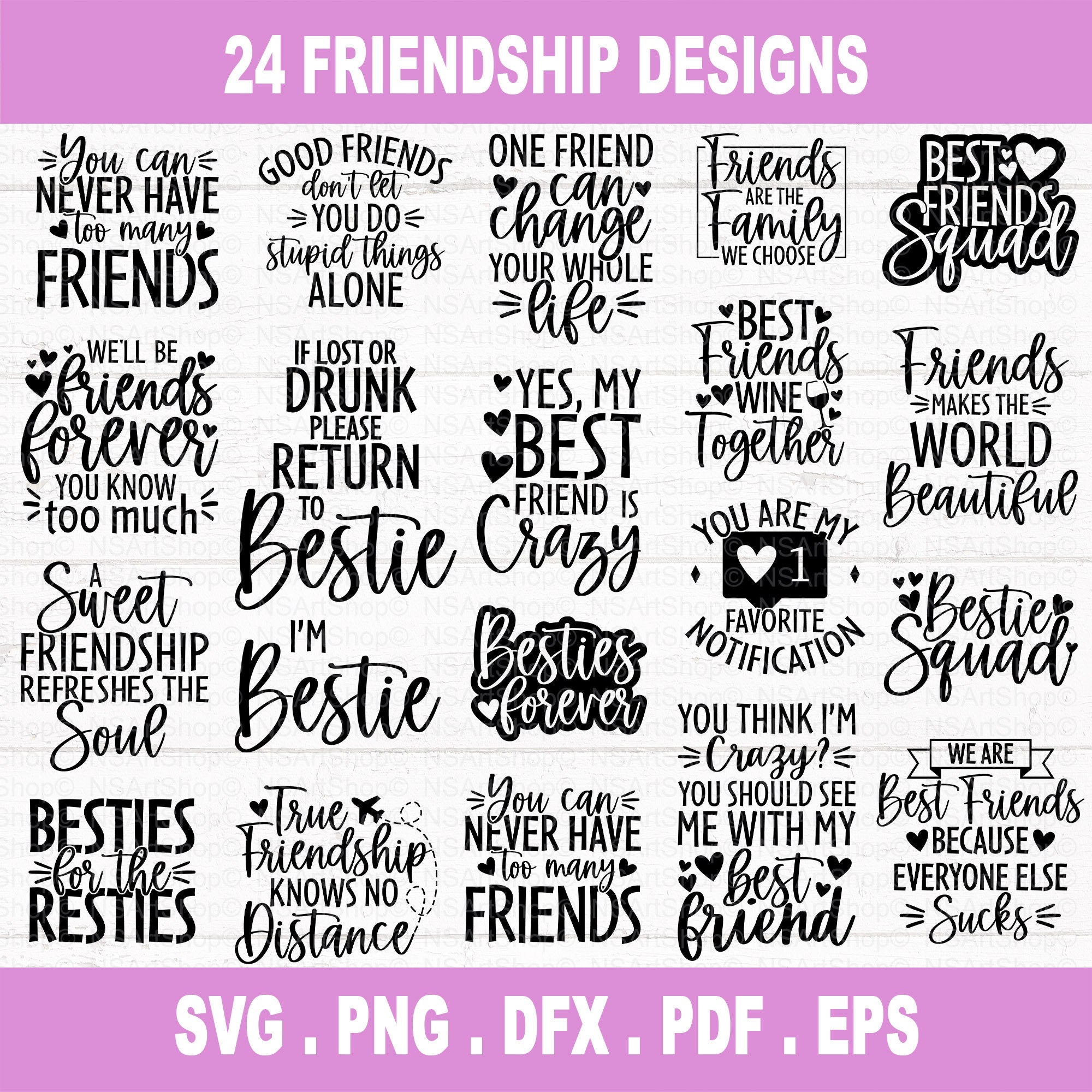 Friendship SVG Bundle