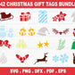 Christmas Gift Tags SVG Bundle