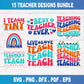 Teacher SVG Bundle Retro