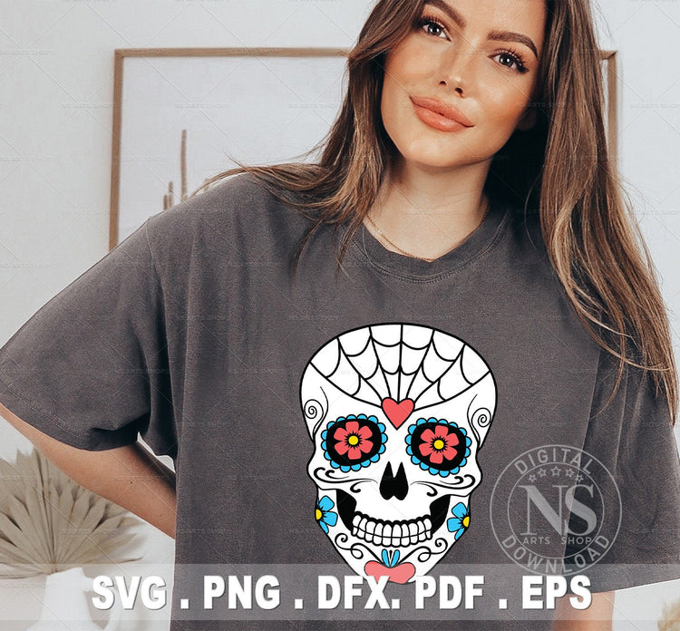 Day of the dead  Sugar Skull SVG