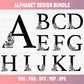 Floral Alphabet SVG Bundle