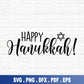 Happy Hanukkah SVG