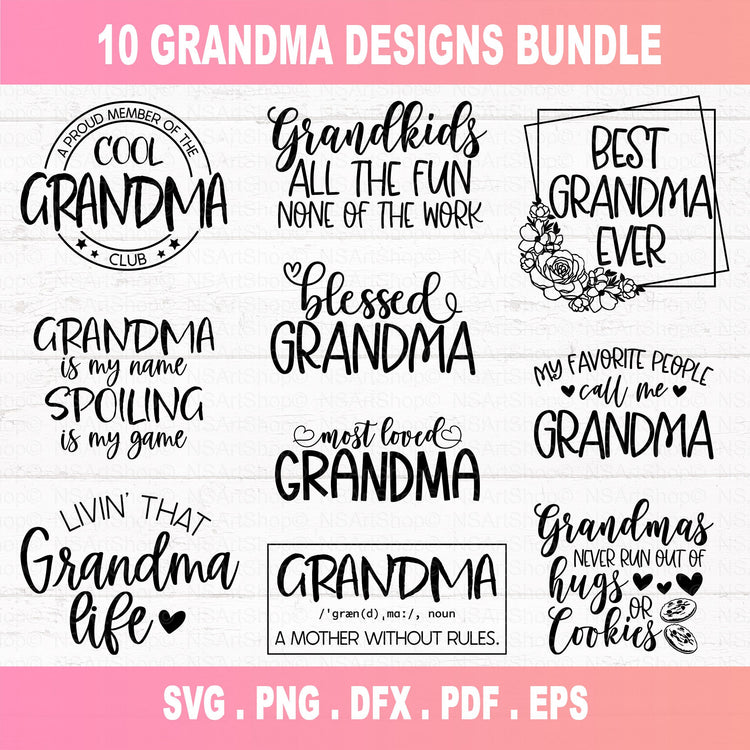 Grandma SVG Bundle