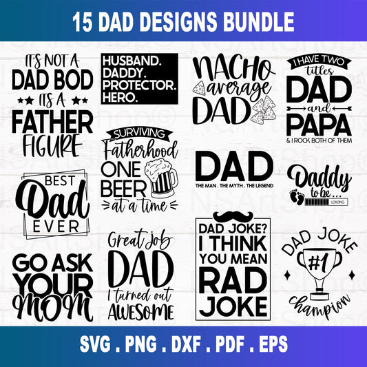 Fathers Day SVG Bundle