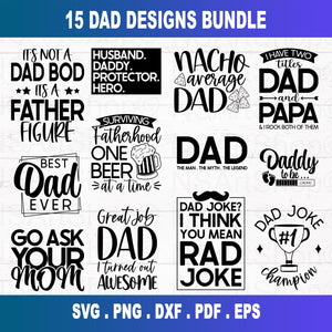 Fathers Day SVG Bundle