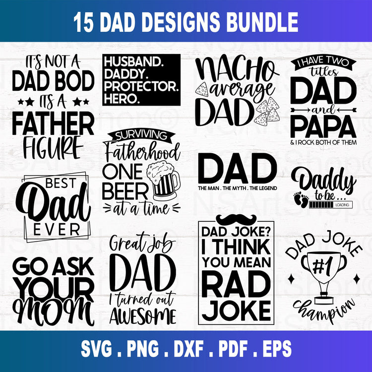 Fathers Day SVG Bundle