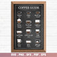 Coffee Guide Print SVG