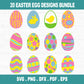 Easter Eggs SVG Bundle