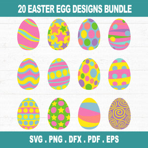 Easter Eggs SVG Bundle