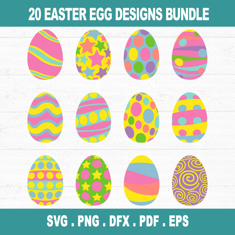 Easter Eggs SVG Bundle