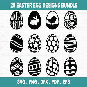 Easter Egg SVG Bundle