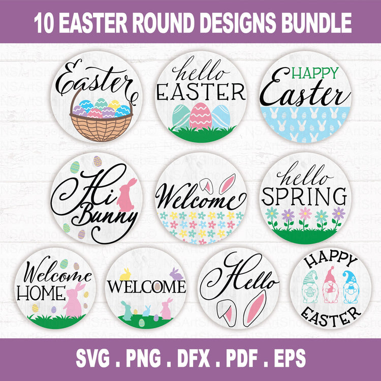 Easter Door Hanger SVG Bundle