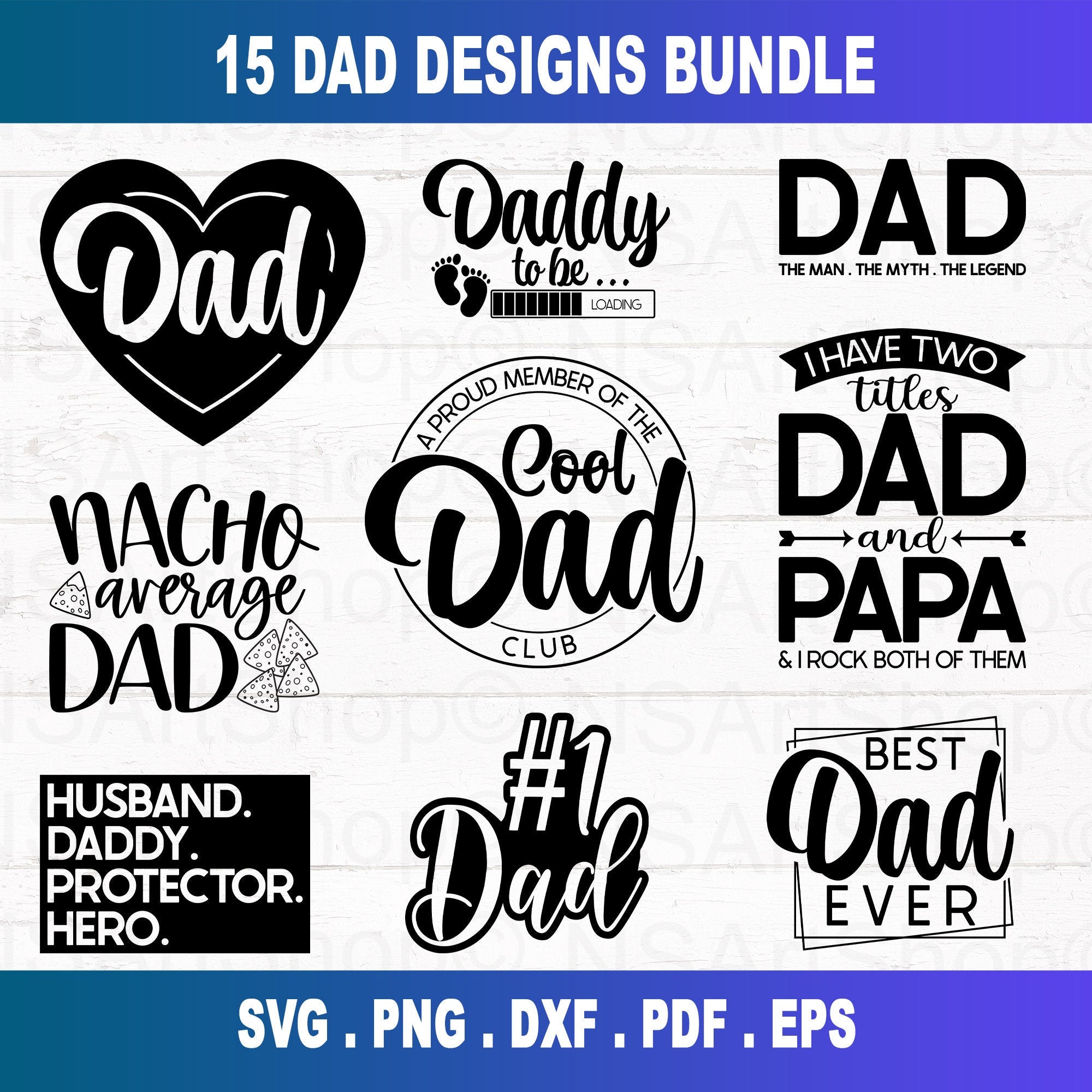 Fathers Day SVG Bundle